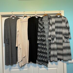 5 LuLaRoe cardigans sold as a bundle or can sell separate.